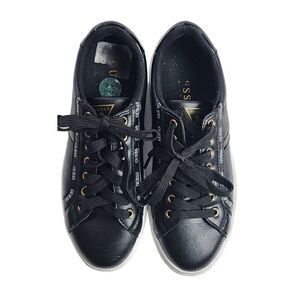 Black Guess Women's Low Top Sneakers, Size 7.5